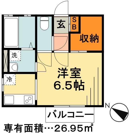 メゾンドポンム　オーボワ　ダルトワの物件間取画像