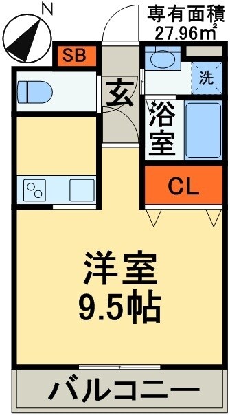 物件間取画像
