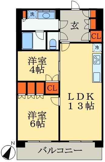 パークアクシス西船橋本郷町の物件間取画像