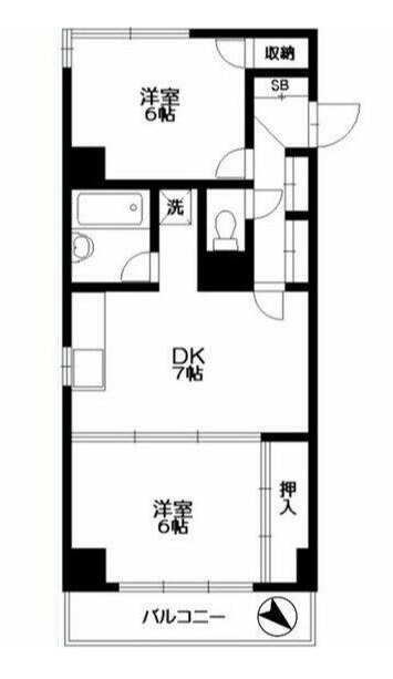 ビジュアルピア　の物件間取画像