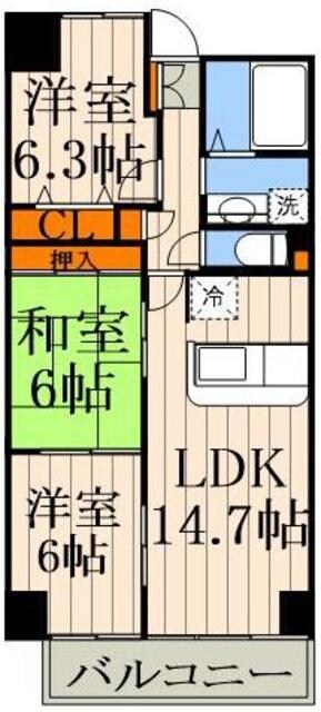 物件間取画像