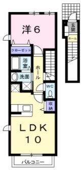 プラシードの物件間取画像