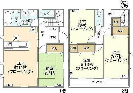 Kolet見沼中川の物件間取画像