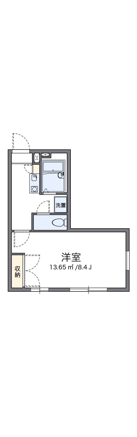 レオパレスグランドールの物件間取画像