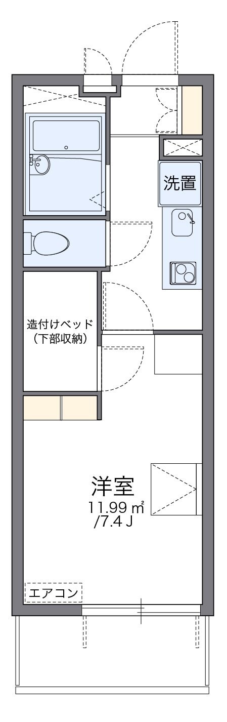 レオパレス新白岡の物件間取画像