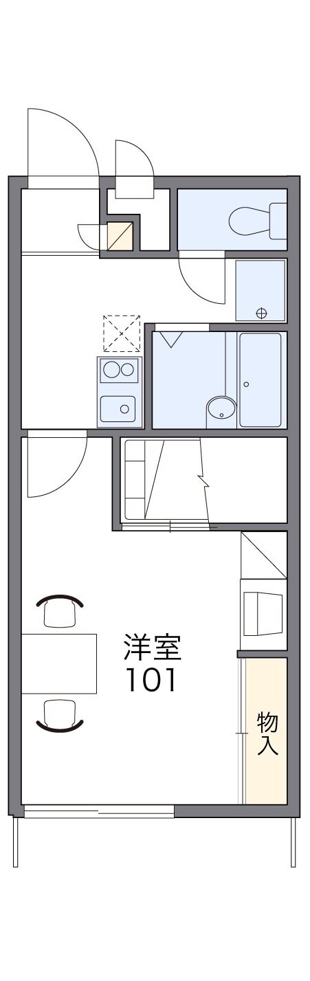 レオパレス栗橋IIの物件間取画像