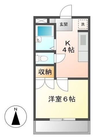 グレースカーサIIIの物件間取画像