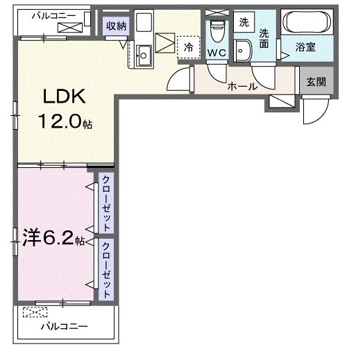 マグノーリエの物件間取画像