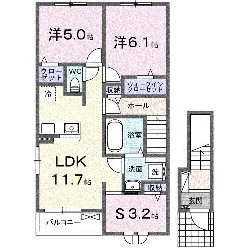 ブリランテ　IIIの物件間取画像