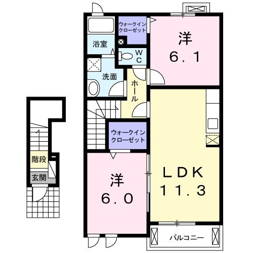 シェリルの物件間取画像