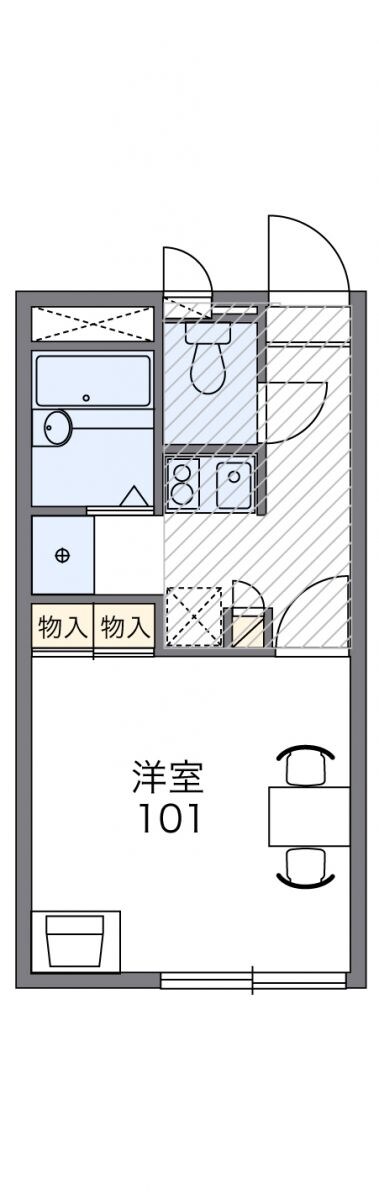 レオパレスリールの物件間取画像