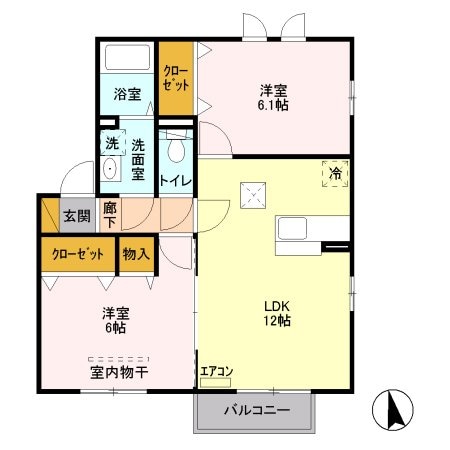 マーメルゾン　Iの物件間取画像