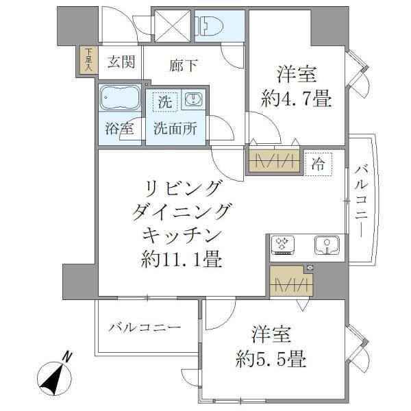 ＩＳＭ大宮の物件間取画像