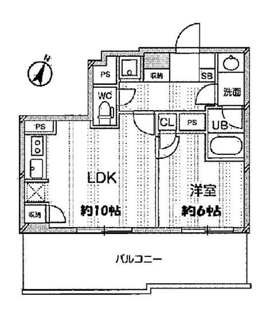 ドゥーエ大宮の物件間取画像