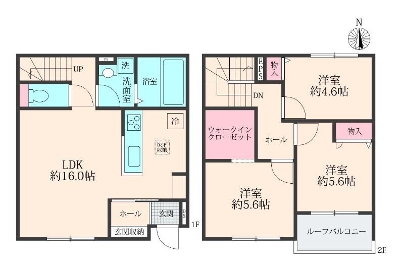 北区日進町1丁目アパート 北棟の物件間取画像