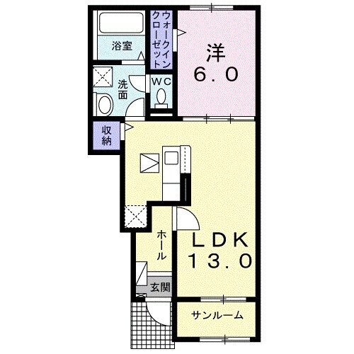 エルフォルクVの物件間取画像