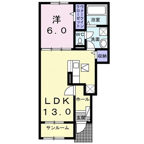 エルフォルクIVの物件間取画像