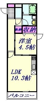 スカイエ大宮の物件間取画像