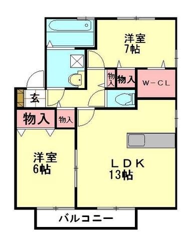 コアロード　Vの物件間取画像