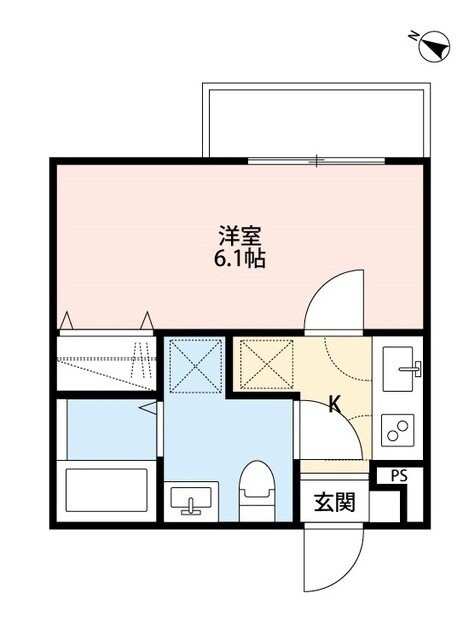 クレインハイツ大宮の物件間取画像