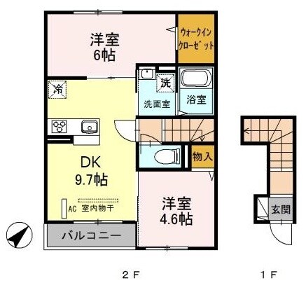 エトワール西大宮の物件間取画像