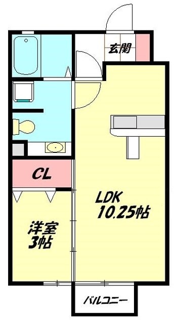 モナリエの物件間取画像