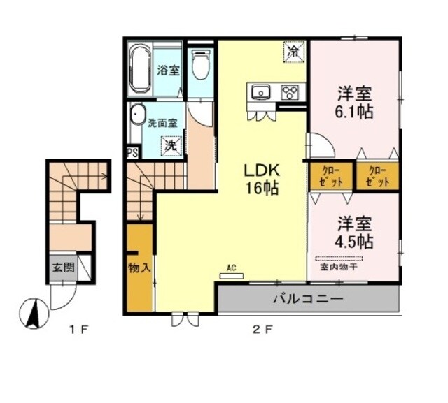 司Bの物件間取画像