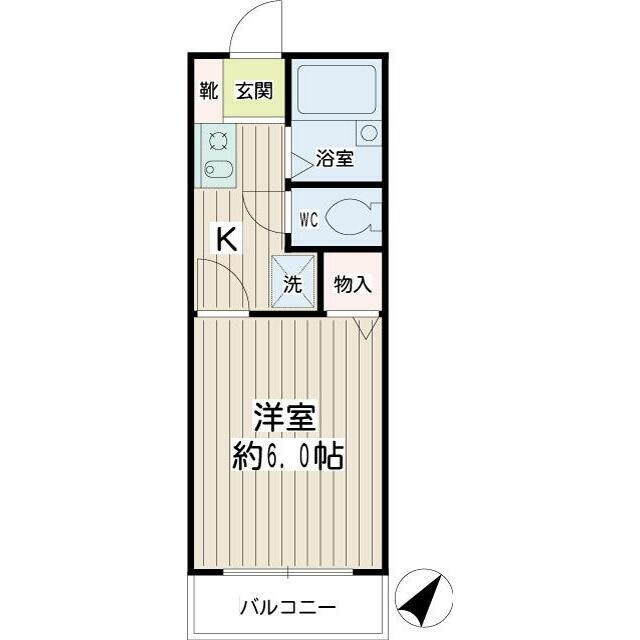 岩代ハイツの物件間取画像