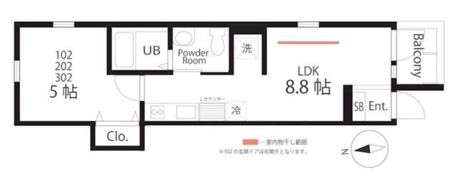 ハーミットクラブハウス　トゥギャザー京急鶴見（仮）の物件間取画像