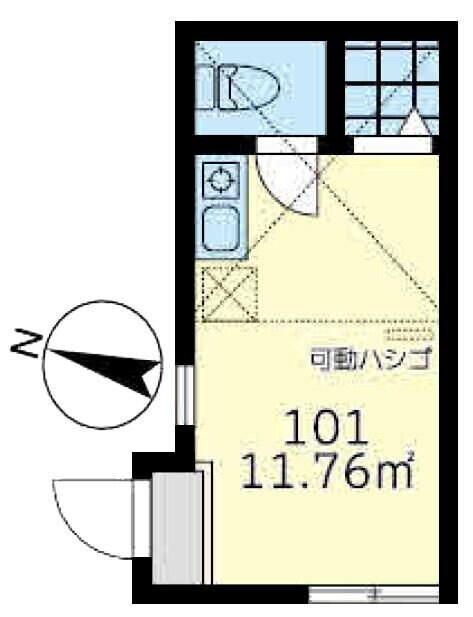 ユナイト鶴見カンパーニャの物件間取画像