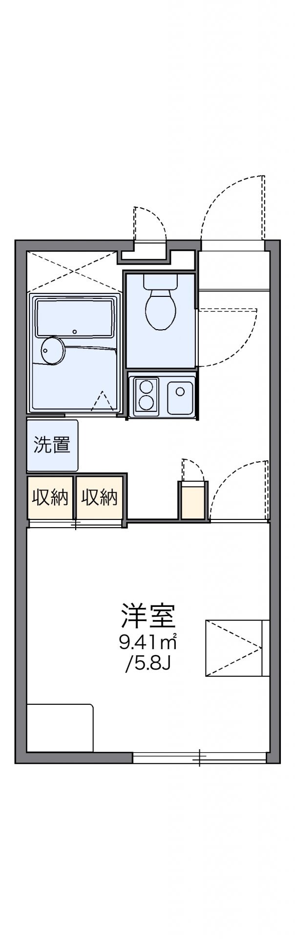 レオパレスＨＯＰＥの物件間取画像