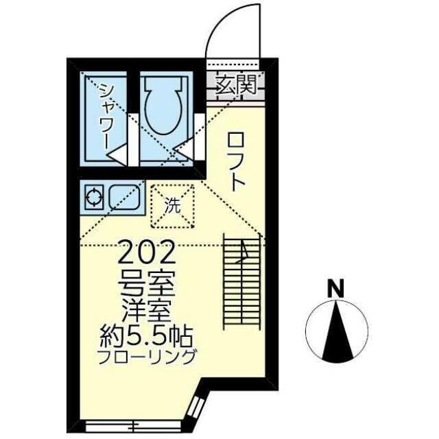 プレミアリラガーデン鶴見仲通の物件間取画像