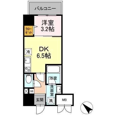 ゲートレジデンス鶴見の物件間取画像