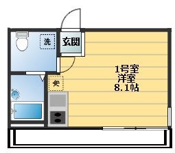 ベイルーム横浜鶴見IIの物件間取画像