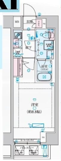 ｃｒｏｓｔｏｎｅ川崎の物件間取画像