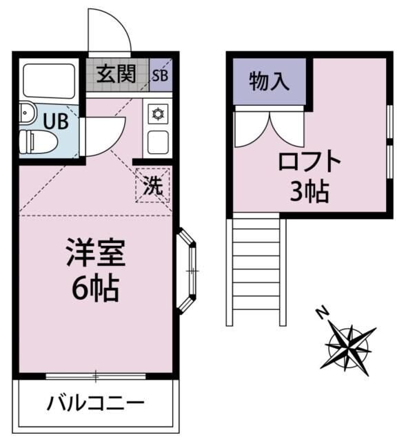 パンシオン鶴見の物件間取画像