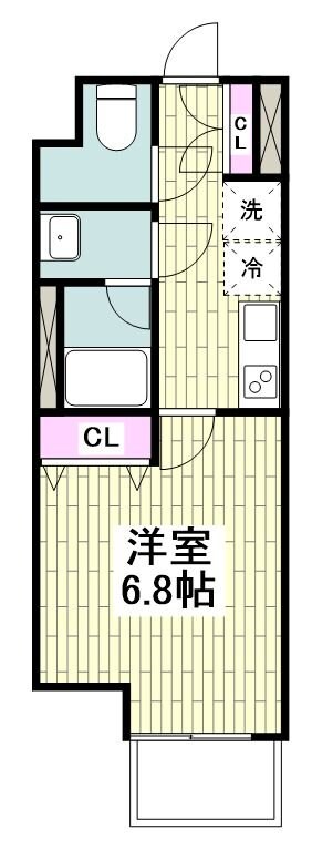 RELUXIA横濱鶴見IIIの物件間取画像