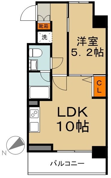 プラウドフラット鶴見IIの物件間取画像