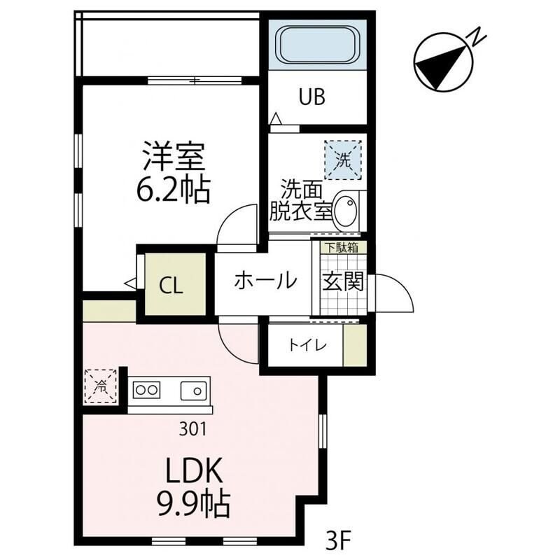 charmant・K IIの物件間取画像