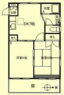 メゾンタナカの物件間取画像