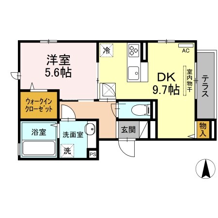 グリーングラスIIの物件間取画像