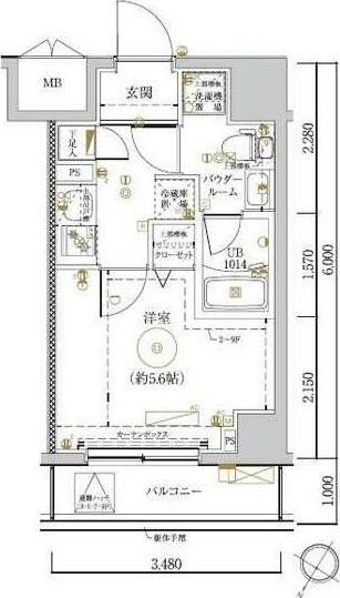 ＬＵＭＥＥＤ川崎の物件間取画像