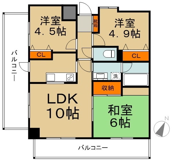 カールトンプラザ川崎の物件間取画像