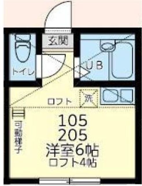 ユナイト菊名アリエルの物件間取画像