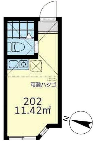 ユナイト鶴見カンパーニャの物件間取画像