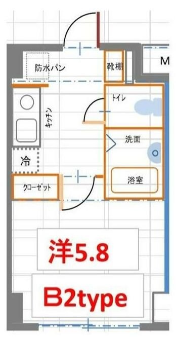 アルティーム生麦の物件間取画像