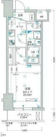 グランリーヴェル川崎ウエストの物件間取画像