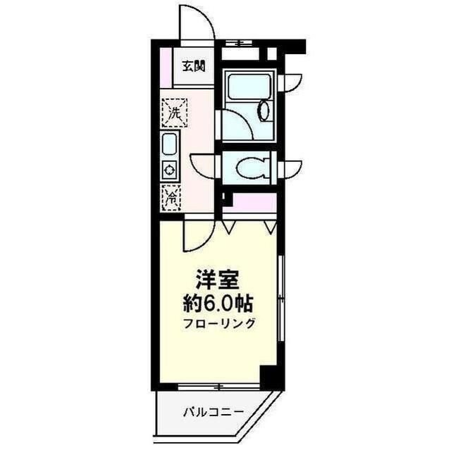 アンビシャス２１新川崎の物件間取画像