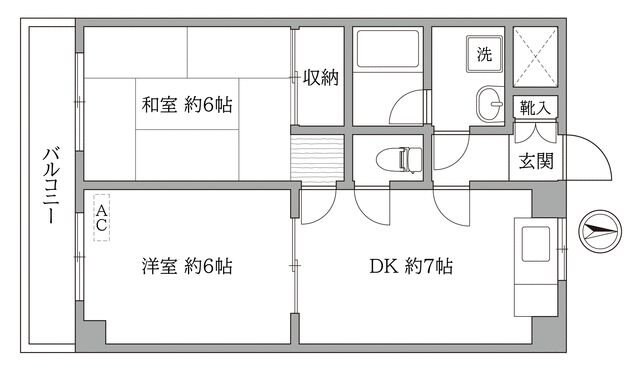 テイスティーヒルズの物件間取画像