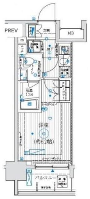 アーリアシティ川崎の物件間取画像